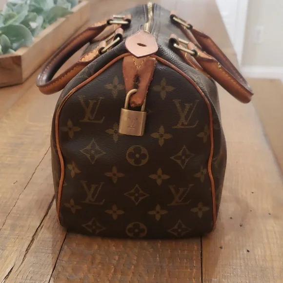 LV Louis Vuitton Monogram speedy 25 - Picture 8 of 9
